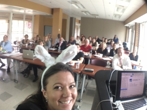 Class Selfie Rabbit Ears